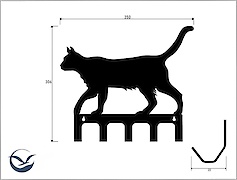 Настінна вішалка декоративна ВМ-33 
