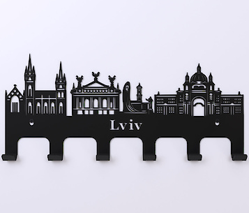 Настінна вішалка декоративна ВМ-36 