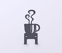 Настінна вішалка декоративна ВМ-43 