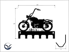 Настінна вішалка декоративна ВМ-45 