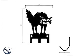 Настінна вішалка декоративна ВМ-48 