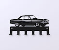 Настінна вішалка декоративна ВМ-49 "Ford Falcon" на 6 гачків, чорна