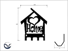 Настінна вішалка декоративна ВМ-51 