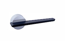 Дверна ручка Yalis GENTELMAN хром/чорний BJ75-229-PC/BLK