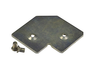 Кутник для складання рамок із профілів шириною 45-50 мм (у комплекті з двома гвинтами)