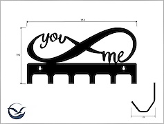 Настінна вішалка декоративна ВМ-58 