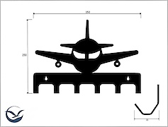Настінна вішалка декоративна ВМ-59 