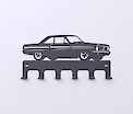 Настінна вішалка декоративна ВМ-49 "Ford Falcon" на 6 гачків, графіт