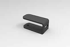 Універсальне кріплення до підлоги та стіни, графіт