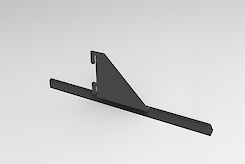 Комплект кронштейнів для кріплення полиці глибиною 410мм, графіт