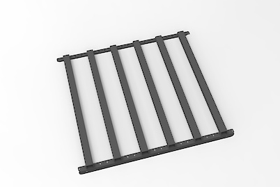 Брючниця для модуля 600 мм, графіт