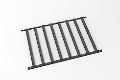 Брючниця для модуля 800 мм зі знімними тримачами, графіт