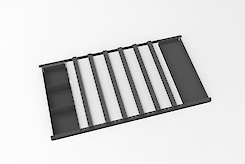 Брючниця для модуля 900 мм з 2 лотками для аксесуарів, графіт