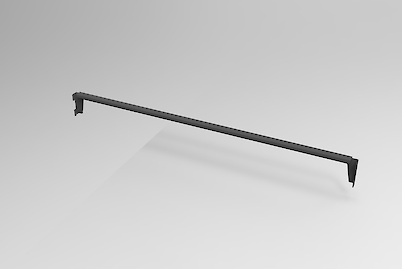 Жердь для модуля 800мм для гардеробної системи, графіт