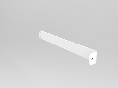 Додатковий елемент кріплення гардеробної системи до стіни лівий, білий