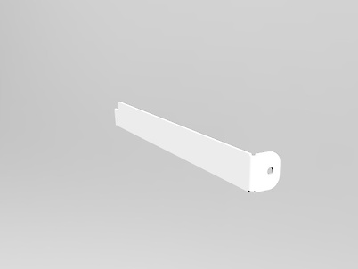 Додатковий елемент кріплення гардеробної системи до стіни правий, білий