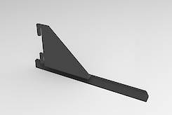 Комплект кронштейнів для кріплення полиці глибиною 310мм, графіт