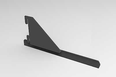 Комплект кронштейнів для кріплення полиці глибиною 310мм, графіт