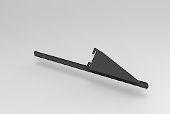 Комплект кронштейнів для кріплення похилої полиці довжиною 410-510 мм, графіт