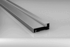 Фасадный рамочный профиль алюминиевый М41 неанодированный для изготовления мебельных фасадов