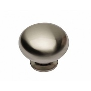 Меблева ручка-кнопка GTV BERGAMO шліфована сталь (GS-BERGA-1-06)