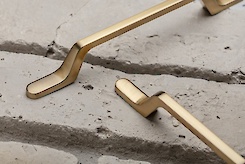 Меблева ручка GTV FLAVIO золото глянець (UZ-FLAVIO-128-03)