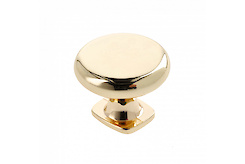 Меблева ручка-кнопка GTV LORENA золото глянець (GZ-LORENA-1-03)