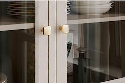 Меблева ручка-кнопка GTV PIAZZA  золото глянець (GZ-PIAZZA-1-03)