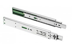 Направляющая шариковая GTV Versalite Plus+ Н=45 L=550 мм полного выдвижения с доводчиком (PK-L-H45-550-B)