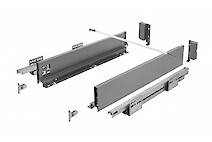 Комплект выдвижного ящика GTV AXIS PRO P20 H=86 L=450, антрацит
