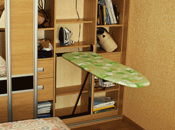 Прасувальна дошка вбудована для шафи поверхня металева сітка