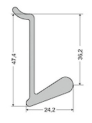 Крюк длинный к настенной системе Zobal