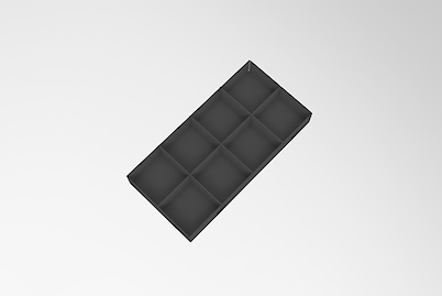 Лоток для аксесуарів для шухляди в гардеробну систему, 213х426х60 мм, графіт