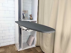 Вбудована прасувальна дошка поворотна для шафи з металевою сіткою 1140х340 мм