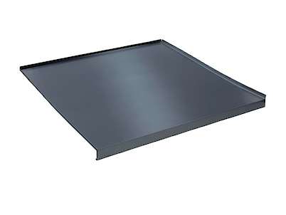 Піддон алюмінієвий LUX Euro Orvel алюміній гладкий для модуля під мийку шириной 600мм