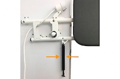 Газовий амортизатор для прасувальної дошки для ДСП