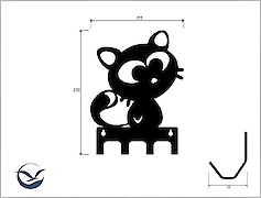 Настінна вішалка декоративна ВМ-21 