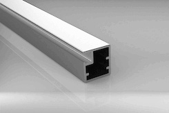 Фасадный рамочный профиль алюминиевый М1 неанодированный для изготовления мебельных фасадов