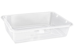 Контейнер лоток плоский Ал-Пластик №4 9.4 л, 460x335x90, прозр.