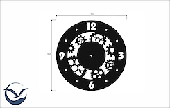 Настінний металевий годинник ЧМ-2 