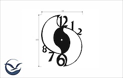 Настенные металлические часы ЧМ-4 