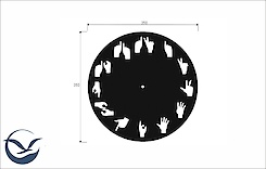 Настенные металлические часы ЧМ-5 