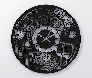 Настінний металевий годинник ЧМ-6 