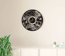 Настінний металевий годинник ЧМ-6 