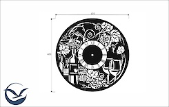 Настінний металевий годинник ЧМ-6 