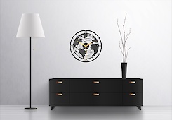 Настінний металевий годинник ЧМ-7 