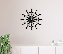 Настінний металевий годинник ЧМ-8 