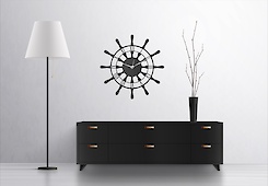 Настінний металевий годинник ЧМ-8 