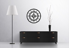 Настінний металевий годинник ЧМ-9 