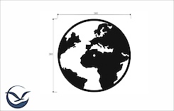 Настінний металевий годинник ЧМ-10 